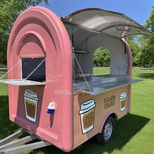 Remolques de Comida para Hamburguesas, Remolque Móvil de Bebidas con Cocina Totalmente Equipada, Carrito de Venta de Hot Dogs - Product Image 5