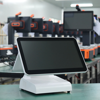 Nuevo diseño, Etiqueta Privada, caja registradora blanca, pantalla táctil, terminal de pago, Windows Pos Systems, máquina para Hotel