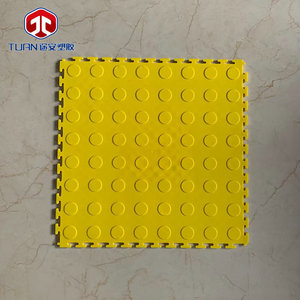 Tuan Interlocking PVC Flooring Industrial Wear Resistant Mats Indoor Rectangle Textured - Product Image 3