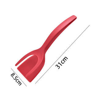 Outils de cuisine Spatule à crêpes en <span class=keywords><strong>silicone</strong></span> de qualité alimentaire, 2 en 1, pour la cuisine à domicile - Product Image 2