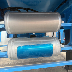 Semi-remorque citerne en alliage d'aluminium légère à deux compartiments avec suspension pneumatique, certifiée ISO, pour le <span class=keywords><strong>transport</strong></span> <span class=keywords><strong>de</strong></span> carburant et d'essence, 30 m³, avec dolly - Product Image 4