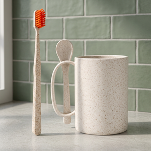 Rice Husk Toothbrush and Mug - Product Image 3