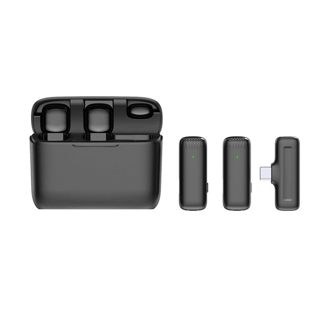 Wholesale K9 Model J13 Clip Wireless Lavalier Microphone for iPhone Light-Weight Portable Mini Mic with Chargeable Connector