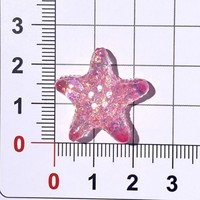 Seri Simulasi Laut DIY Cangkang Bintang Laut Casing Ponsel Aksesoris Rambut Bunga Sepatu Gantungan Kunci Liontin Kalung Anting Resin