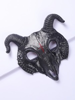 Accessoire de Cosplay d'halloween accessoires de carnaval PU mousse douce corne masque de chèvre diable