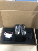 Accessoires de voiture, bouton de commande de porte centrale en cristal pour BYD Denza 9