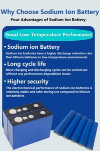 แบตเตอรี่โซเดียมไอออน Na Ion 18C 30C 30Wh 32140 33140 3.0V 10Ah เซลล์แบตเตอรี่โซเดียมไอออนสำหรับชุดแบตเตอรี่ 12V สำหรับรถยนต์นั่งส่วนบุคคล - Product Image 4