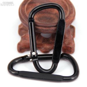 Venta al por mayor personalizable Mini aleación de aluminio mosquetón impermeable con 5cm 1,89 pulgadas plano D-ring llavero gancho <span class=keywords><strong>Camping</strong></span> senderismo OEM - Product Image 6