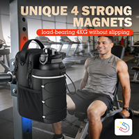 Tas Gym Magnetik Kustom, Tas Pinggang & Bahu Outdoor, Tas Gym Magnetik Kuat, Tempat Botol Minum