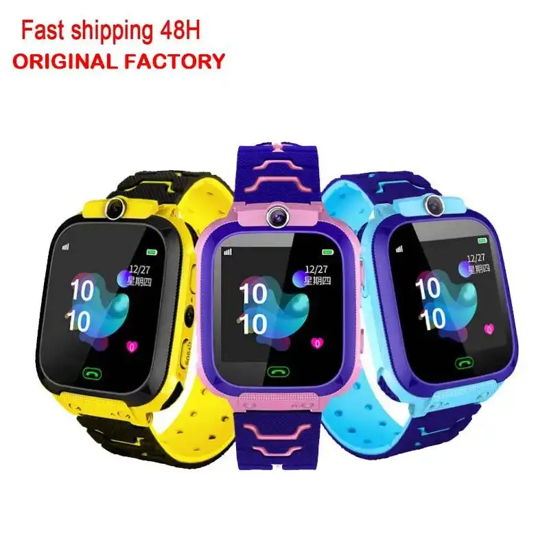 Yqt Q12 Kids Gps Smart Horloge Voor Ios Android Smartphone, waterdichte IP67 Gsm Smartwatch Telefoon Met Camera Ondersteuning Voice Chat