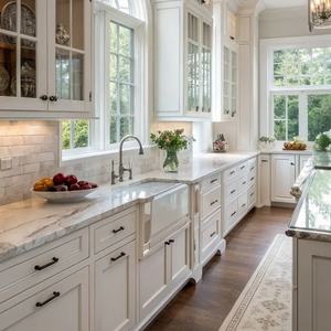 Şık mutfak dolapları ile mutfak tam tarzı Moderne donatılmış mutfak Modern mutfak dolabı - Product Image 3