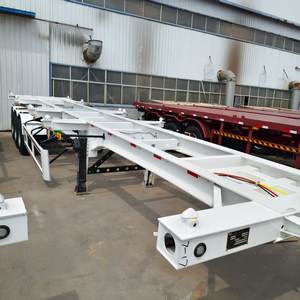 <span class=keywords><strong>Prix</strong></span> bas, semi-remorque porte-conteneurs squelette 20 pieds 40 pieds, châssis de semi-remorque porte-conteneurs neuf et d'occasion - Product Image 1