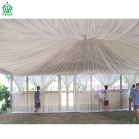 Carpa de Boda de Lujo Personalizada, Impermeable, de Aluminio y PVC, para 100 Personas