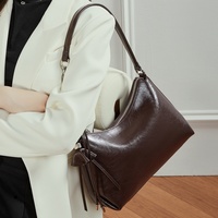 Sac à bandoulière polyvalent pour femme, style vintage chic, décontracté et élégant, sac à main rayé à porter sous le bras ou à l'épaule, nouveauté simple