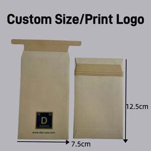 ถุงบรรจุภัณฑ์ดินสีน้ำตาลแบบกระดาษคราฟท์สำหรับเก็บตัวอย่างดิน พร้อมสายรัดโลหะ ปิดผนึกได้ ใช้ในสำนักงาน ซองกระดาษคราฟท์ - Product Image 2
