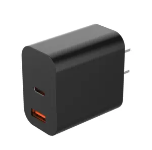 PD30W type C USB A charger wall power adapter UK US EU plug for phone and tablet