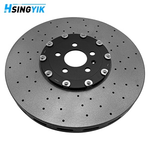Hsingyik Rotor de disque de rupture en céramique en Fiber de carbone avant pour <span class=keywords><strong>Audi</strong></span> A6 A7 S6 S7 <span class=keywords><strong>RS6</strong></span> RS7 4G0615302E 420MM - Product Image 4