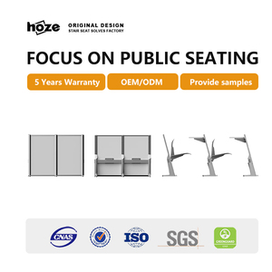 Hoze HS-3212-2 nội thất trường học Tip-up ghế kim loại gỗ bàn ghế đặt lớp học bàn ghế nhà sản xuất văn phòng nhà bệnh viện - Product Image 2