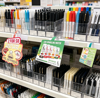 Présentoir de rayonnage en PVC étanche personnalisé, type Wobbler, pour supermarché, promotion en magasin, bande de communication, étiquettes de prix, affichage suspendu