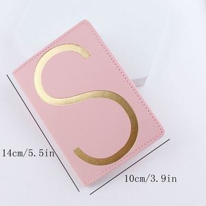 Funda de Pasaporte de Cuero PU Personalizada al por Mayor de Fábrica, Decoración con Letras, Impermeable, para Viajes, 5 Pulgadas, para Pasaportes - Product Image 5