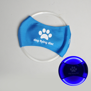Yüksek kalite USB şarj edilebilir LED köpek uçan disk işık-up naylon yanıp sönen uçan disk - Product Image 5