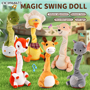 Animales de Peluche, Cactus, Papá Noel, Bailando <span class=keywords><strong>y</strong></span> Cantando, Juguetes Sensoriales para Niños Pequeños - Product Image 3