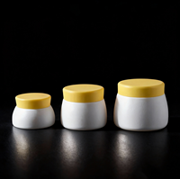 Offre Spéciale – Pots en Plastique PP 15g 30g 50g – Luxe Mat Rose Vert – Contenants Cosmétiques pour Crème, Baume Lèvres et Corps – Emballage Soins Bébé