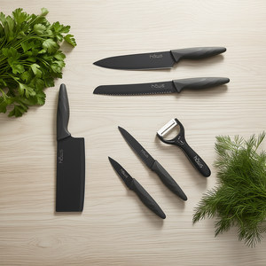 Juego de cuchillos Haws de 6 piezas con 5 cuchillos y 1 pelador para uso en la cocina - Product Image 3