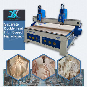 JX AUTO CNC Chine Routeur CNC multi-têtes <span class=keywords><strong>Catalogue</strong></span> de routeur CNC à double tête Machine de sculpture 3D sur bois 1325 - Product Image 5