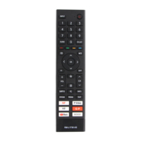Télécommande intelligente de remplacement ES-RM080-12 RM-L 1736 AS compatible avec les téléviseurs intelligents Hisense 4K UHD Android