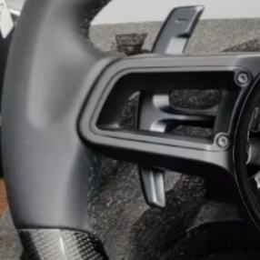 Volante deportivo de fibra de carbono para Porsche 911 996 Cayenne 958 718 Boxster 918 Cayman Macans Panamera Taycan RS 97 - Product Image 3