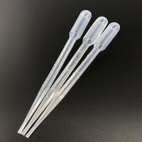 Pipette compte-gouttes en plastique jetable de laboratoire 3ml Pipettes de Pasteur de transfert 1ml 2ml 3ml 5ml 10ml Pipette physiologique