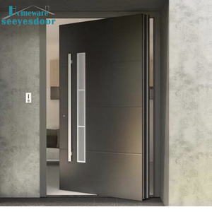 <span class=keywords><strong>Puerta</strong></span> Pivotante <span class=keywords><strong>de</strong></span> Aleación <span class=keywords><strong>de</strong></span> Aluminio <span class=keywords><strong>de</strong></span> Diseño Moderno Seeyesdoor con Superficie Acabada para Uso Exterior en Villas y Apartamentos - Product Image 3