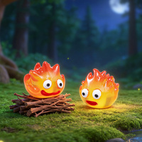 Miniatures de feu en résine, figurines de feu artificiel mignonnes, ornements pour cadeaux, artisanat DIY, scène de micro-feu de camp, décoration de jardin et de maison