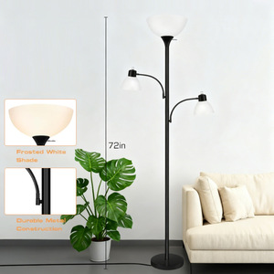 Lámpara de pie LED moderna minimalista para sala de estar, dormitorio, estudio, escritorio, luz de lectura - Product Image 2