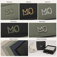 Cartera Compacta de Bolsillo Delantero para Promociones Corporativas con Diseño de Ranura Angulada y Diseño Ligero con Múltiples Ranuras para Tarjetas, Logotipo Personalizado ODM