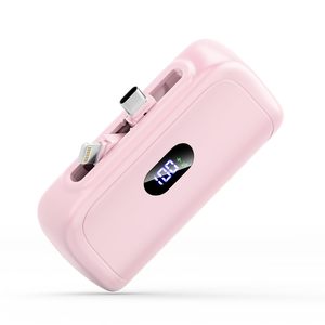 พาวเวอร์แบงค์ขนาดพกพา 6800mAh ช่องเสียบ Type-C สองพอร์ต พร้อมหน้าจอ LED ได้รับการรับรอง MFi น้ำหนักเบา เหมาะสำหรับการเดินทาง - Product Image 1
