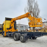 BOB-LIFT Pabrik Resmi 21m Telescopic Boom Hydraulic Grua Manipulator 10 Ton 8 Ton Truk Derek