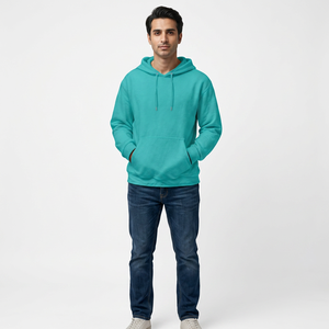 Sweat à capuche zippé en molleton coupe classique pour homme, confortable pour l'hiver, 100% coton, streetwear, fabricant OEM, vente en gros FINER THREADS - Product Image 1