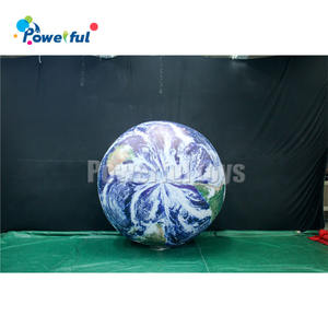 Planetas inflables gigantes modelo globo tierra Luna Marte <span class=keywords><strong>sol</strong></span> Júpiter Venus mercurio Saturno Urano Neptuno bola grande con luces LED - Product Image 2