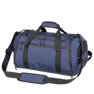 Blank Mens Sports Travel <b>Overnight</b> Weekender Waterproof Duffel Carry on Tote <b>Bag</b> Men Gym <b>Bags</b> with Custom logo Shoes Compartment - Product Image 5