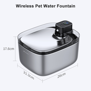 2025 Bằng Sáng Chế Độc Quyền Không Dây Con Chó Thép Không Gỉ Dispenser Pet Mèo Đài Phun Nước Không Dây Mới Thông Minh Cảm Biến Chuyển Động - Product Image 4