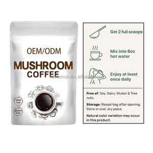 Кофе быстрорастворимый с функциональными грибами (гриб львиная грива, чага) для поддержки иммунитета, под собственной торговой маркой - Product Image 3