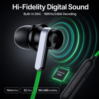 Écouteurs filaires Type C avec diaphragme composite de 10 mm, 32 ohms, intra-auriculaires avec microphone en silicone pour téléphone et tablette USB C