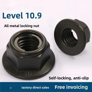 Tuerca de Seguridad Autoblocante de Acero al Carbono GB6187 de Grado 10.9 Youwei, con Brida Hexagonal Izquierda, Antideslizante, de Alta Resistencia, Forjada, M6 M8 M10 - Product Image 5