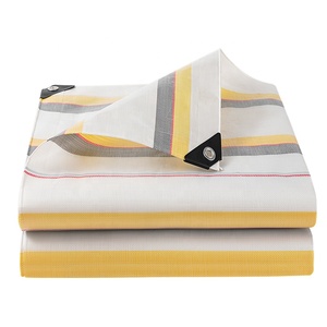 <span class=keywords><strong>Telo</strong></span> in Polietilene Intrecciato Rivestito in PE Dorato <span class=keywords><strong>Impermeabile</strong></span> per Copertura Serre - Product Image 2