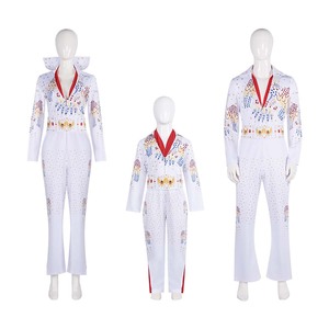 Niño película Rocker Elvis Cosplay diamante diamantes de imitación ropa disfraz STAR-003 - Product Image 2