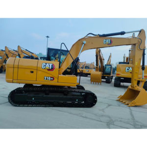 Excavatrice sur chenilles hydraulique Cat 316 de 16 tonnes avec performances stables, petite pelle Cat 310 313 308 307 en bon état, en vente - Product Image 1