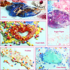 Juguete Educativo para Niños, Juguete de Masilla Brillante en la Oscuridad con Frutas Coloridas para Hacer Manualidades, Slime para Niños - Product Image 6