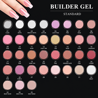 Gel d'extension professionnel pour ongles, gel de construction 15g UV/LED